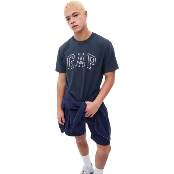 GAP GAP ARCHIVE LOGO Мъжка тениска, тъмносин, размер