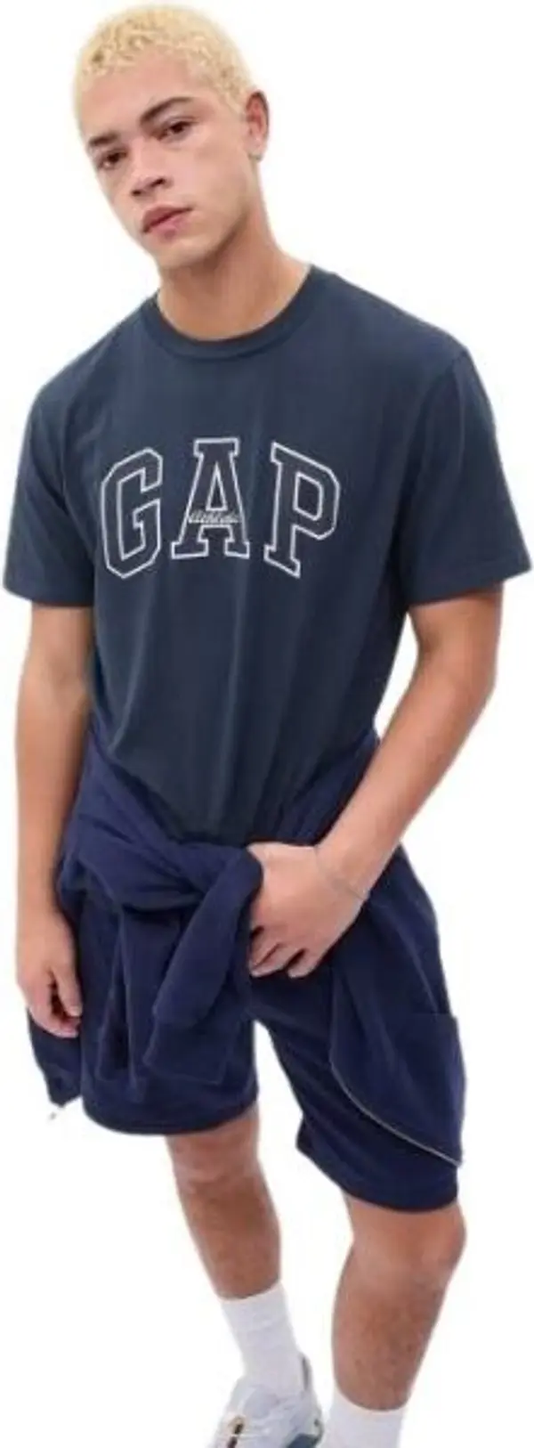 GAP GAP ARCHIVE LOGO Мъжка тениска, тъмносин, размер