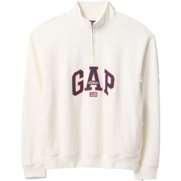 GAP GAP ARCHIVE Мъжки суитшърт, бяло, размер