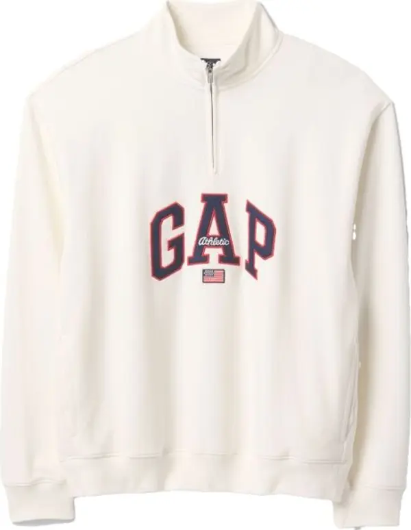 GAP GAP ARCHIVE Мъжки суитшърт, бяло, размер