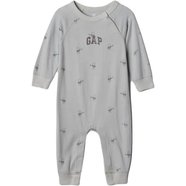 GAP GAP BABY Детски гащеризон, сиво, размер