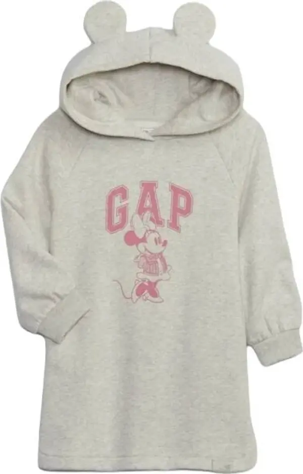 GAP GAP BABY Момичешка рокля, сиво, размер