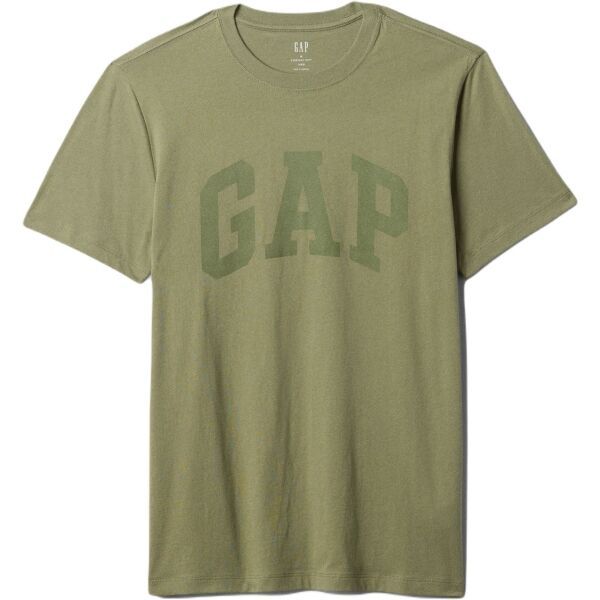 GAP GAP BASIC LOGO Мъжка тениска, khaki, размер