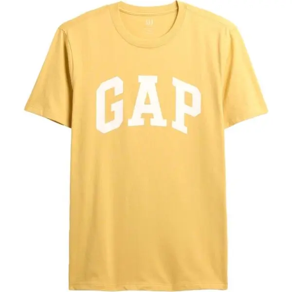 GAP GAP BASIC LOGO Мъжка тениска, жълто, размер