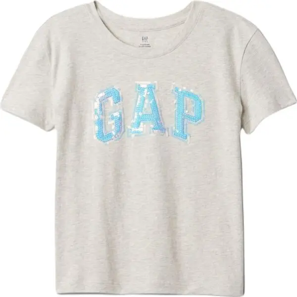 GAP GAP BETTER LOGO Тениска  за момичета, сиво, размер