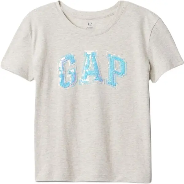 GAP GAP BETTER LOGO Тениска  за момичета, сиво, размер