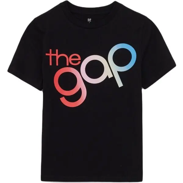 GAP GAP BETTER Момчешка тениска, черно, размер