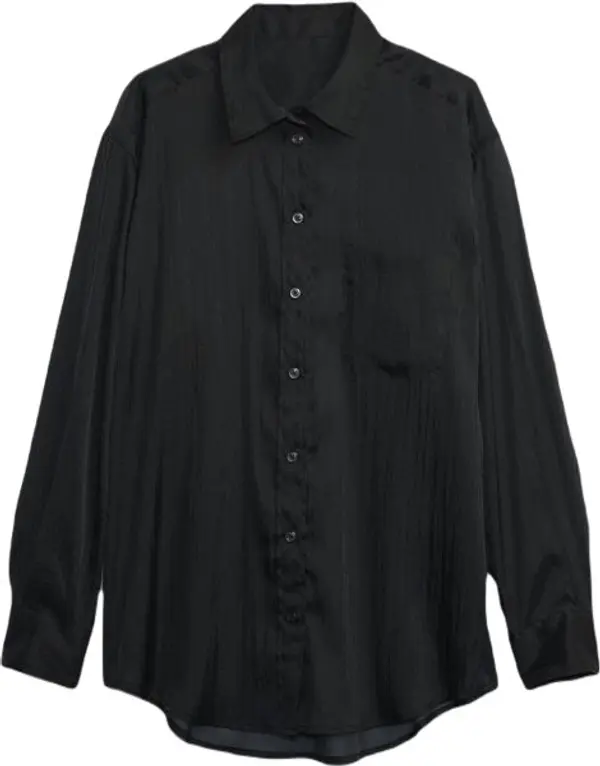 GAP GAP BIG Дамска риза, черно, размер