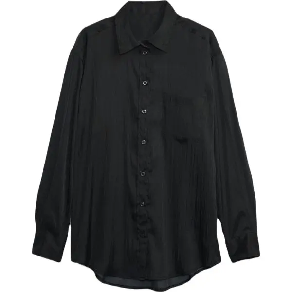 GAP GAP BIG Дамска риза, черно, размер