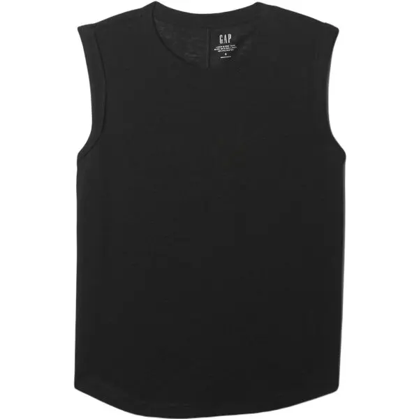 GAP GAP BLEND SHELL Дамски топ, черно, размер