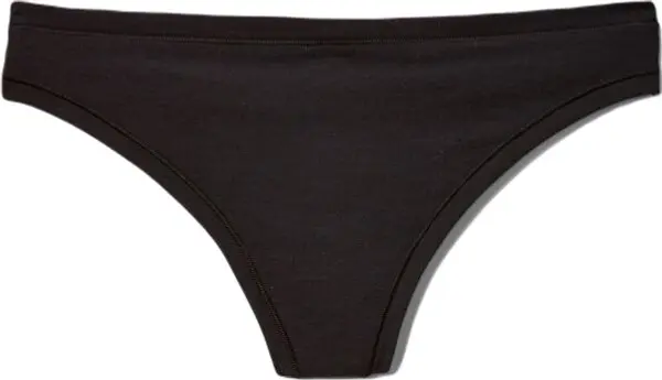 GAP GAP BREATHE THONG Дамски бикини, черно, размер