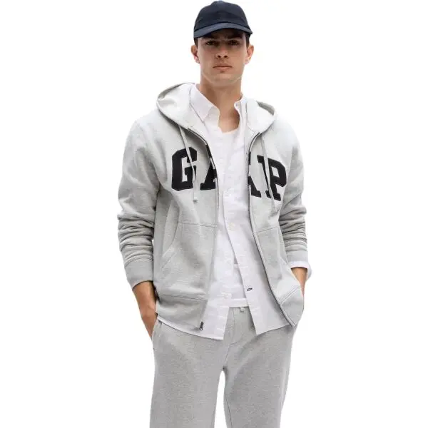 GAP GAP CHL FZ ARCH Мъжки суитшърт, сиво, размер