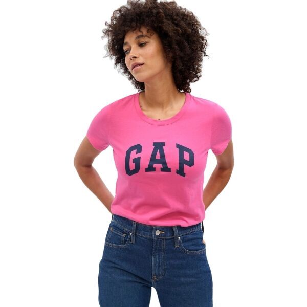 GAP GAP CLASSIC Дамска тениска, розово, размер
