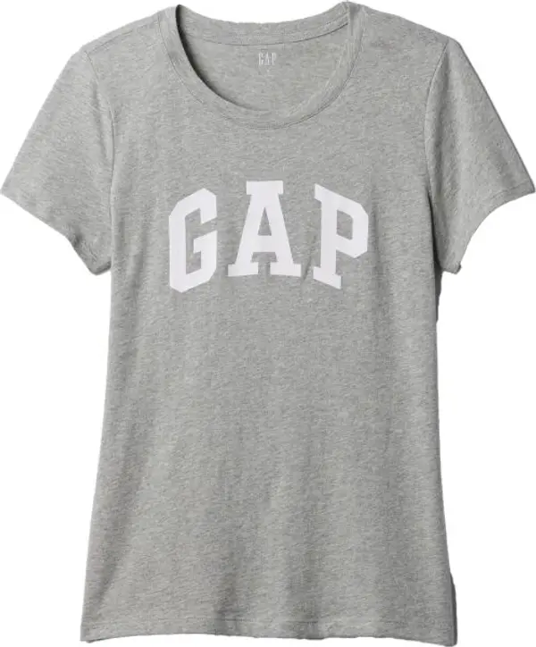 GAP GAP CLASSIC Дамска тениска, сиво, размер