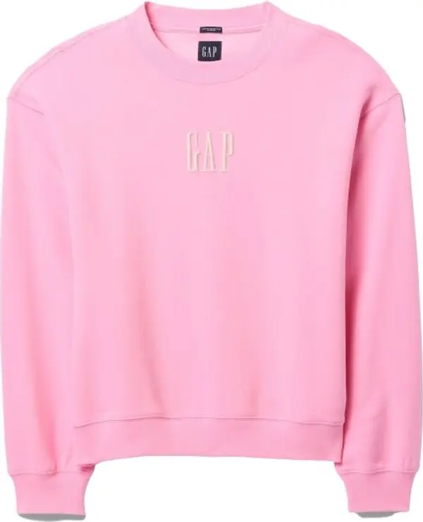 GAP GAP CORP LOGO CREW Мъжки суитшърт, розово, размер