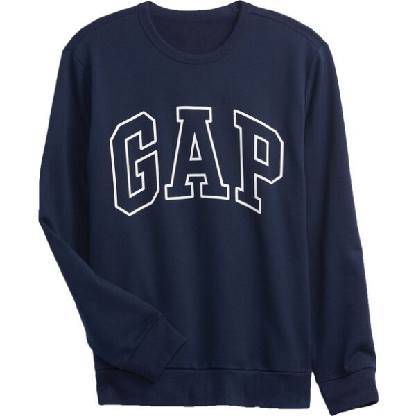 GAP GAP CREWNECK LOGO Мъжки суитшърт, тъмносин, размер