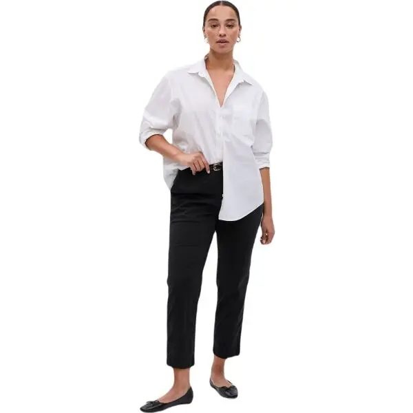 GAP GAP DOWNTOWN Дамски панталони, черно, размер