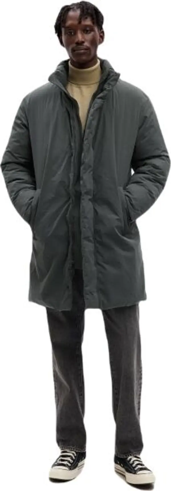 GAP GAP ДЪЛГА Мъжко яке, тъмносиво, размер