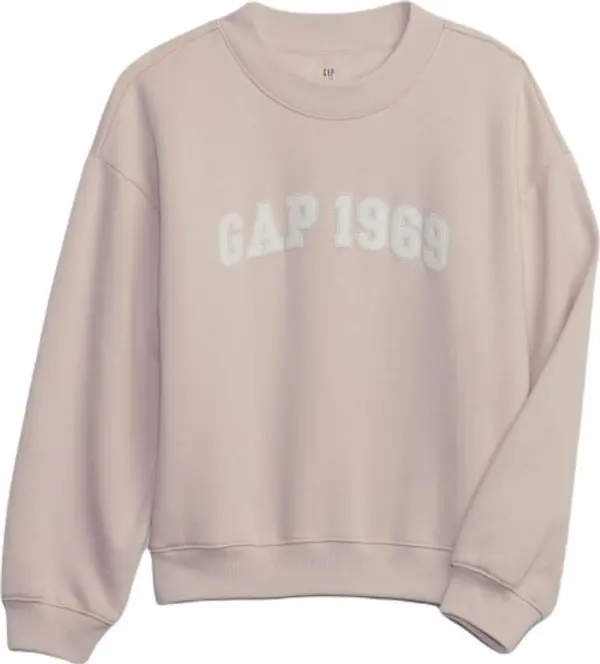 GAP GAP FASHION LOGO Детски суитшърт, розово, размер