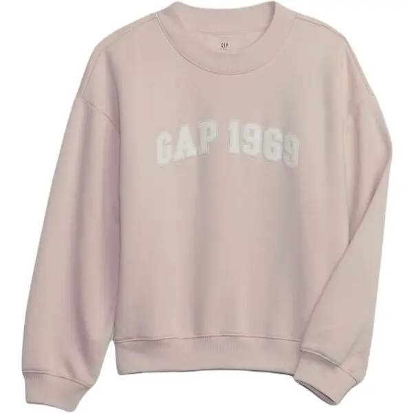 GAP GAP FASHION LOGO Детски суитшърт, розово, размер