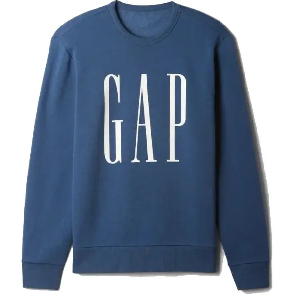 GAP GAP FLEECE Мъжки суитшърт, синьо, размер