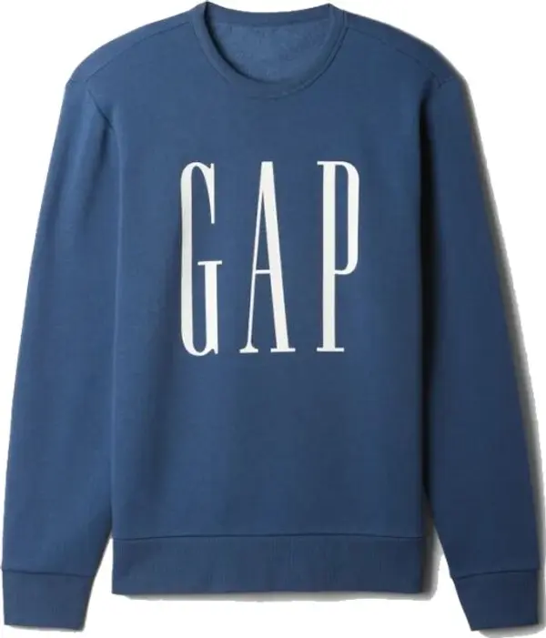 GAP GAP FLEECE Мъжки суитшърт, синьо, размер