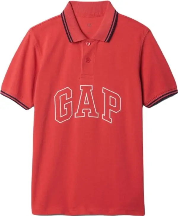 GAP GAP FRAN LOGO POLO Детска тениска, червено, размер