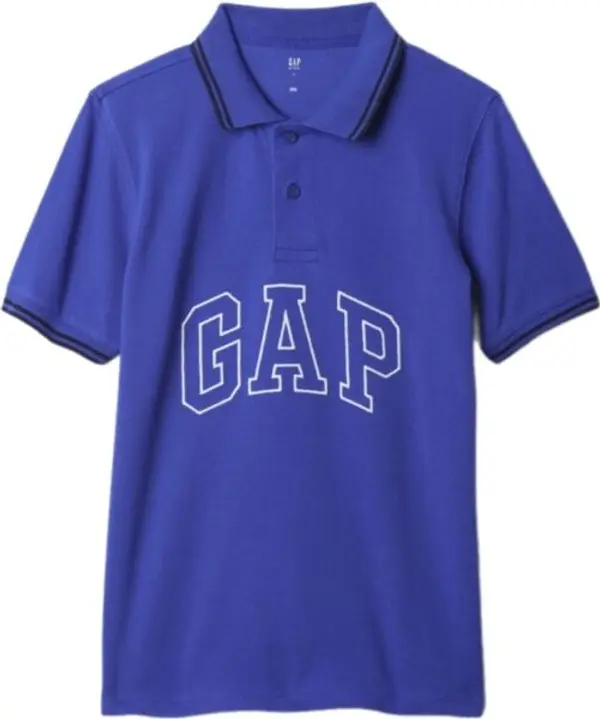 GAP GAP FRAN LOGO POLO Детска тениска, синьо, размер