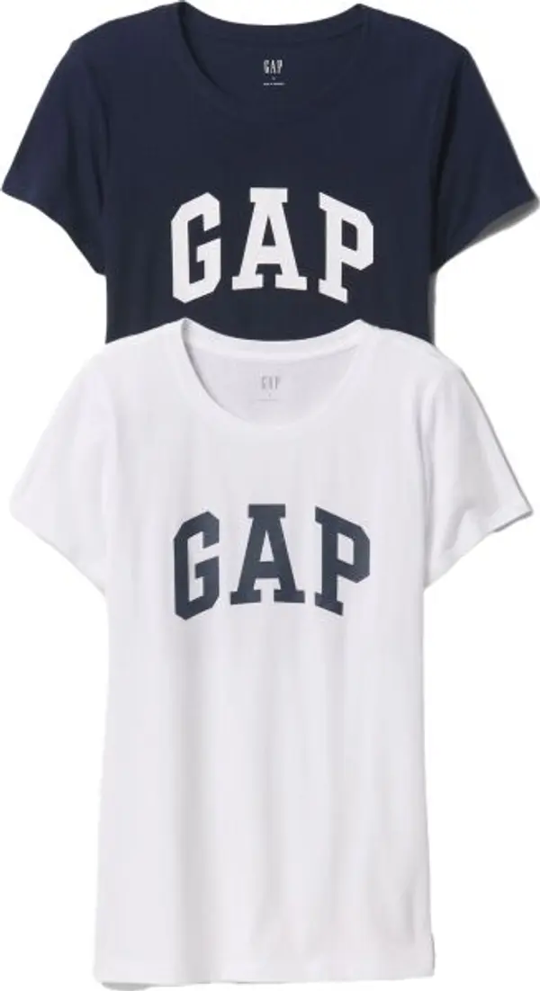 GAP GAP FRANCHISE Дамска тениска, бяло, размер