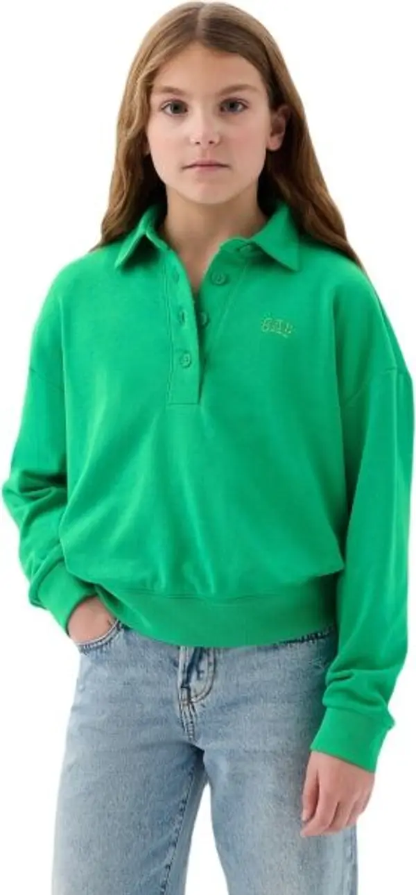 GAP GAP FRCH MB Момичешки суитшърт, зелено, размер
