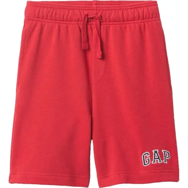 GAP GAP FRENCH TERRY Момчешки шорти, червено, размер