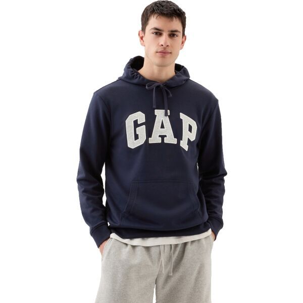 GAP GAP FRENCH TERRY Мъжки суитшърт, тъмносин, размер
