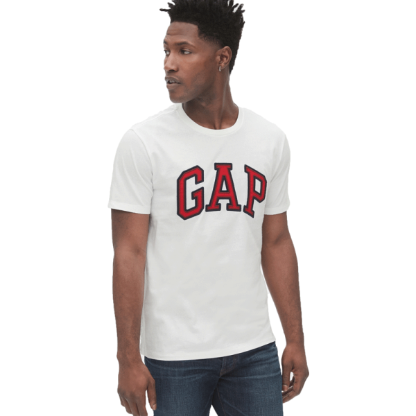 GAP GAP BAS ARCH T Мъжка тениска, бяло, размер XL