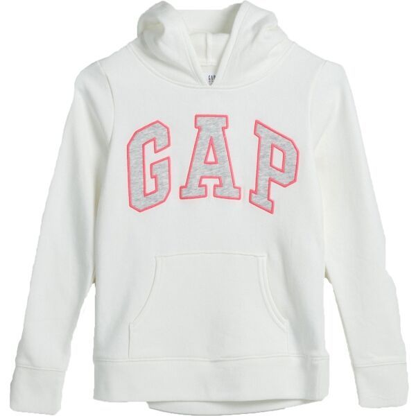 GAP GAP LOGO HOOD Горнище за момичета, бяло, размер S