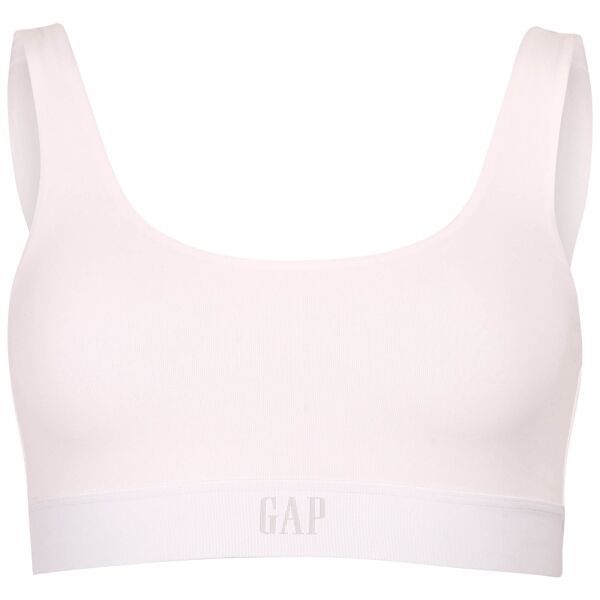 GAP GAP STRETCH COTTON LOGO BRALETTE Дамско  бюстие, бяло, размер XS