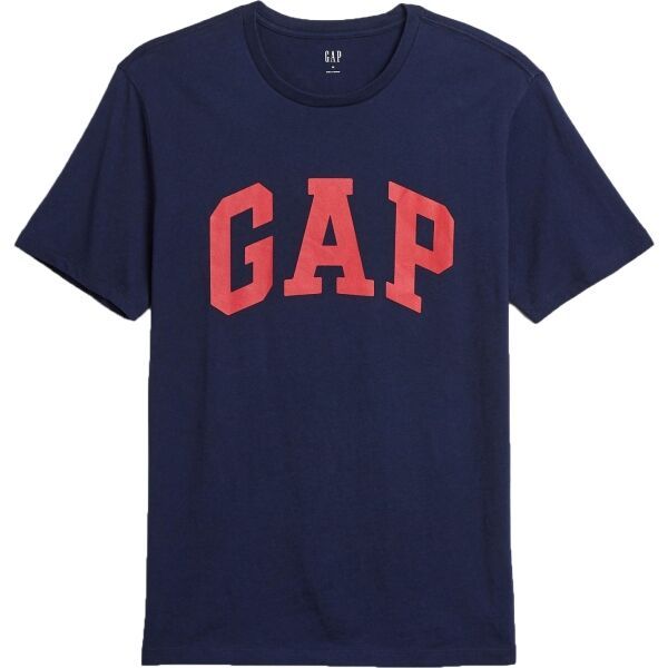 GAP GAP V-BASIC LOGO T Мъжка тениска, тъмносин, размер S