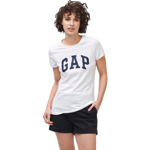 GAP GAP V-GAP FRANCHISE CLSC TEE PACK Дамска тениска, бяло, размер S