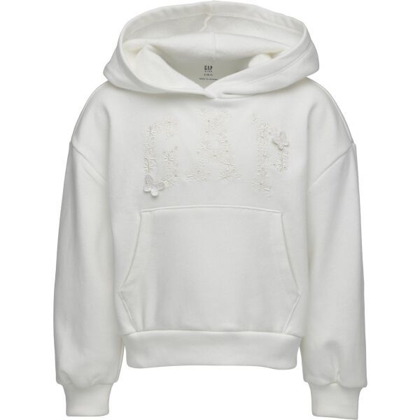 GAP GAP GRAPHIC LOGO Момичешки суитшърт, бяло, размер