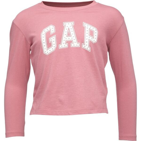 GAP GAP GRAPHIC LOGO Тениска за момичета, розово, размер