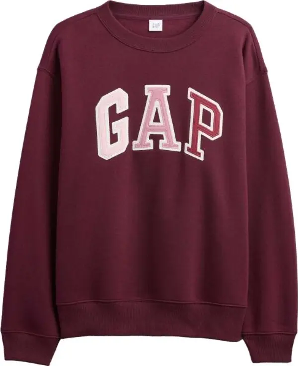 GAP GAP HERITAGE CREW Дамски суитшърт, винен, размер