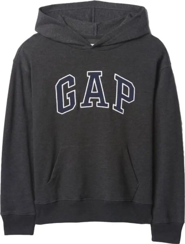 GAP GAP HERITAGE LOGO Момчешки суитшърт, тъмносиво, размер