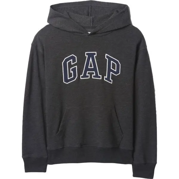 GAP GAP HERITAGE LOGO Момчешки суитшърт, тъмносиво, размер