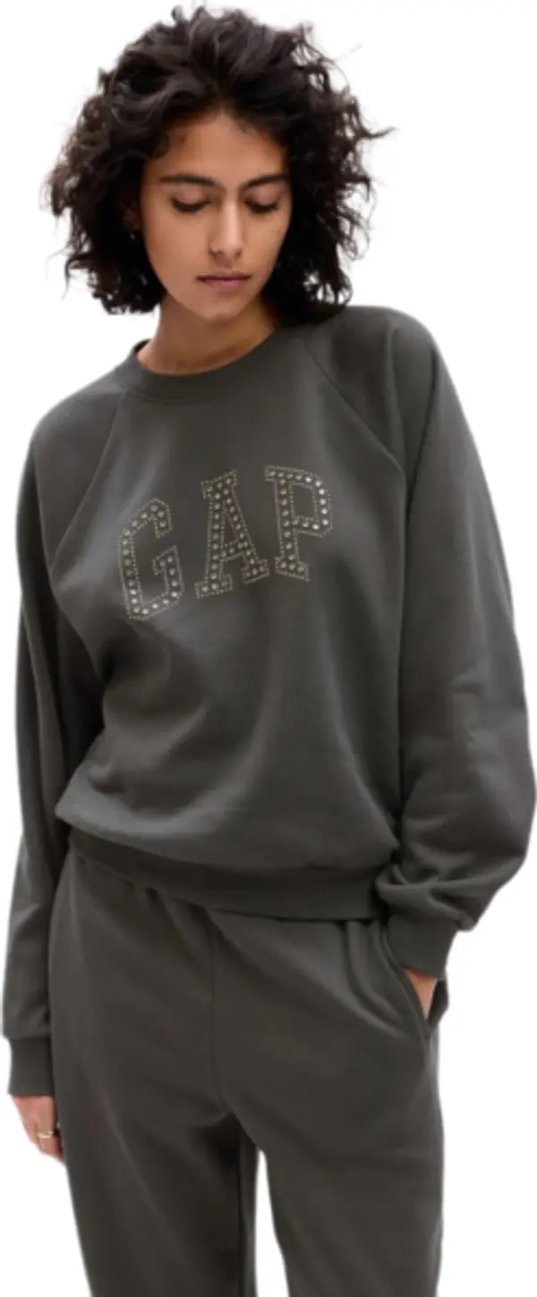 GAP GAP HOLIDAY Дамски суитшърт, тъмносиво, размер