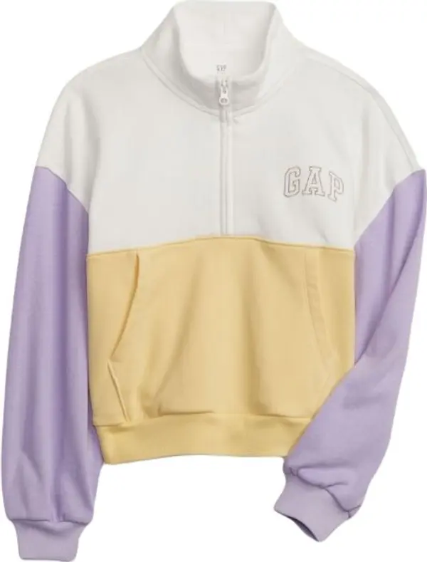 GAP GAP IE LOGO Детски суичър, бяло, размер