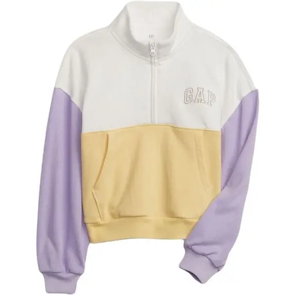 GAP GAP IE LOGO Детски суичър, бяло, размер