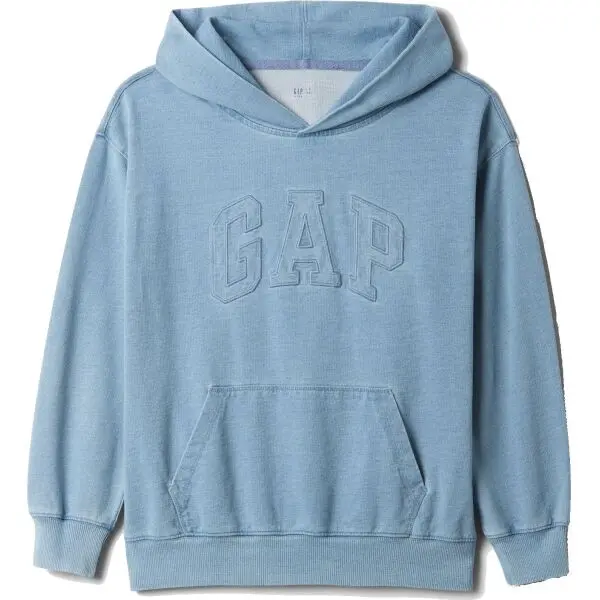 GAP GAP INDIGO Детски суитшърт, светлосиньо, размер