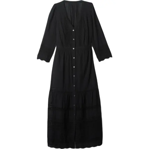 GAP GAP LACE Дамска рокля, черно, размер