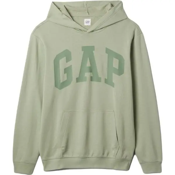 GAP GAP LARGE TONAL LOGO Мъжки суитшърт, светло-зелено, размер