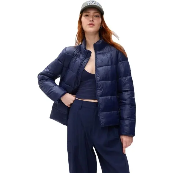 GAP GAP LIGHTWEIGHT LOGO Дамско зимно яке, тъмносин, размер