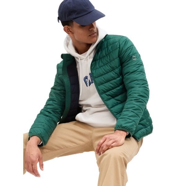 GAP GAP LIGHTWEIGHT LOGO Мъжко зимно яке, зелено, размер